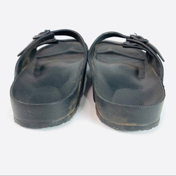 Rubber Sandals Slides size 12 Black - Picture 3 of 4